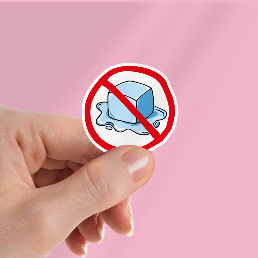 Anti ICE Vinyl Sticker, Melt ICE Protest sticker by Magic & Meaning