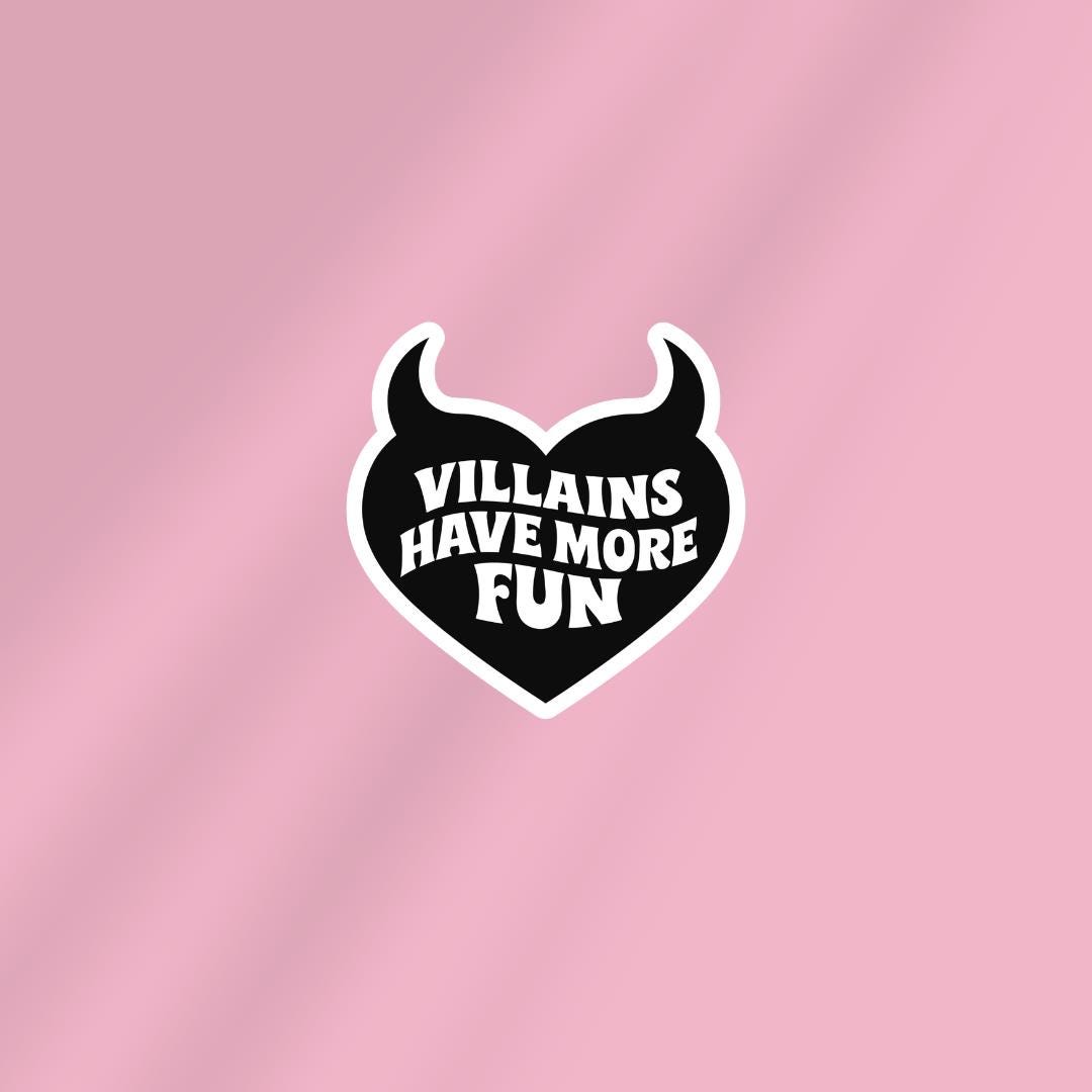 Spicy Smut Book Kindle Sticker: Villains Have More Fun? sticker by Magic & Meaning