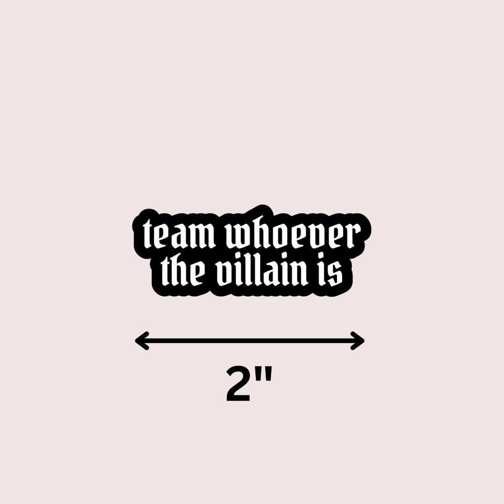 Spicy Smut Book Kindle Sticker: Team Whoever the Villain Is sticker by Magic & Meaning