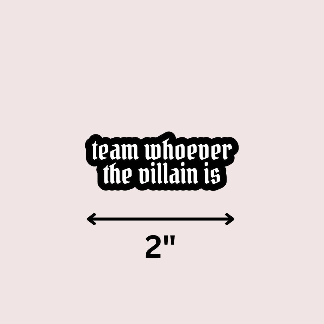 Spicy Smut Book Kindle Sticker: Team Whoever the Villain Is sticker by Magic & Meaning