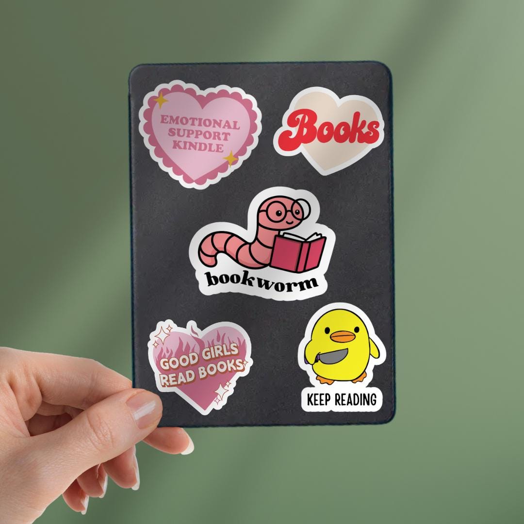 Bookworm Sticker Gift For Reader sticker by Magic & Meaning