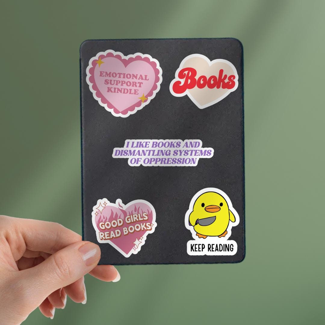 Book Lover Sticker: Dismantling Systems of Oppression, Human Rights sticker by Magic & Meaning