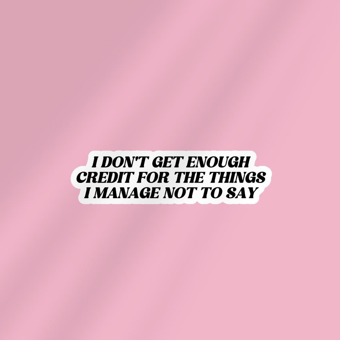 I Don't Get Enough Credit – Sticker: Book Lover Kindle Decal sticker by Magic & Meaning