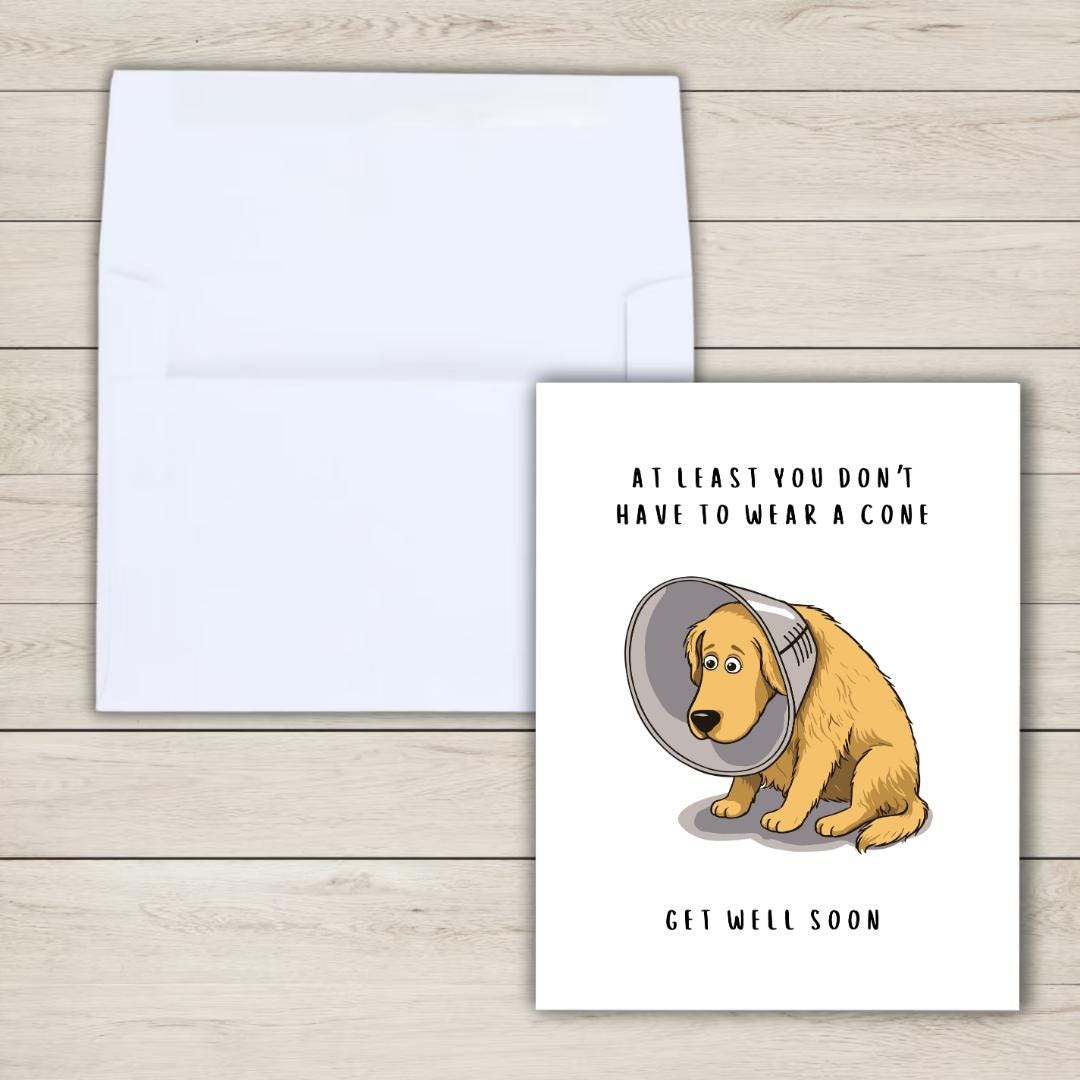 Funny Get Well Soon Card - rude and funny greeting card by Northern Wind Creative