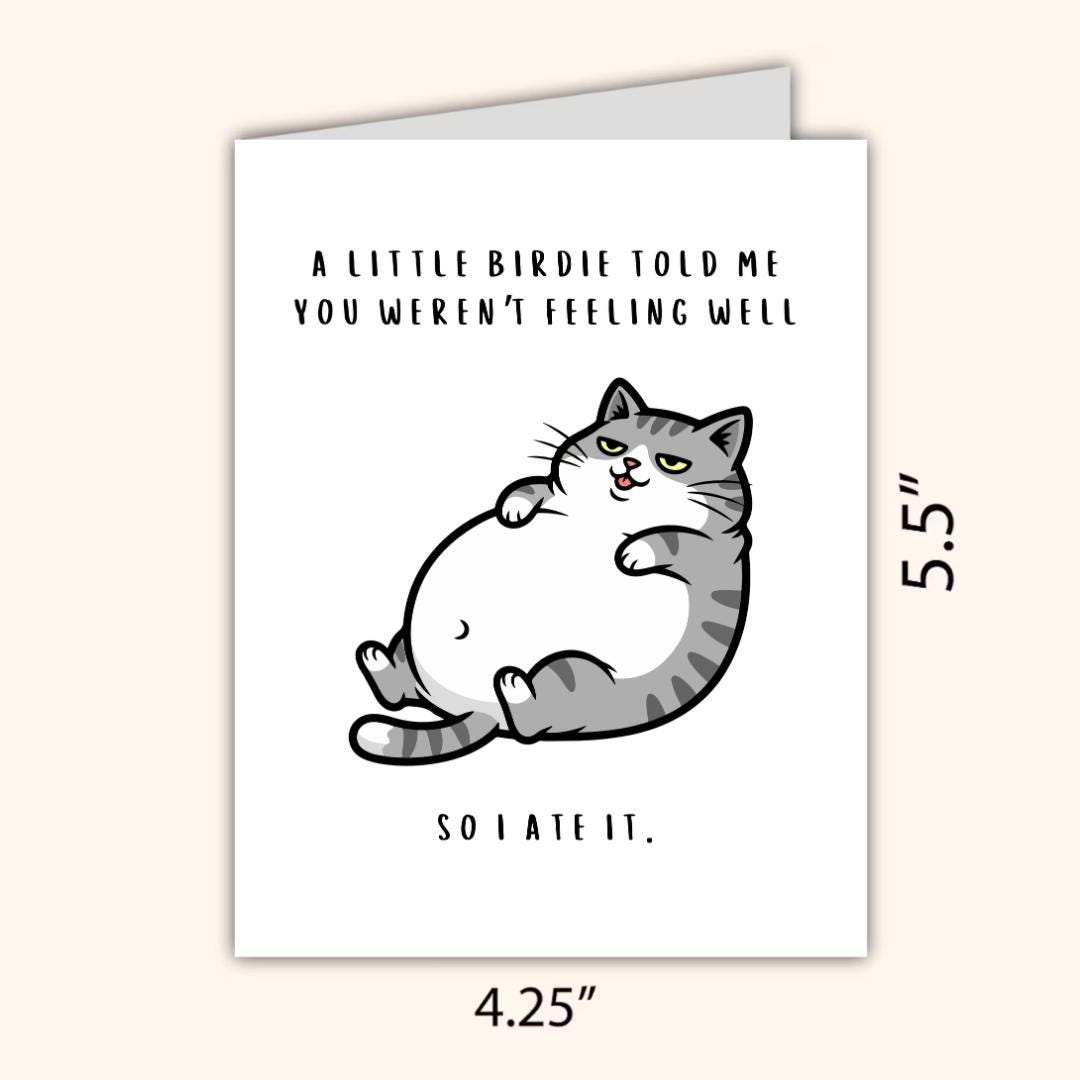 Funny Get Well Soon Card - rude and funny greeting card by Northern Wind Creative