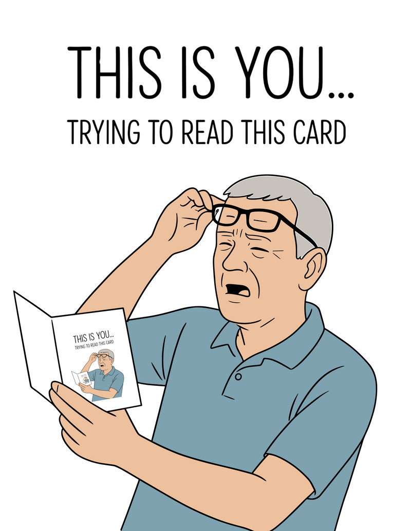 Funny greeting card from Northern Wind Creative